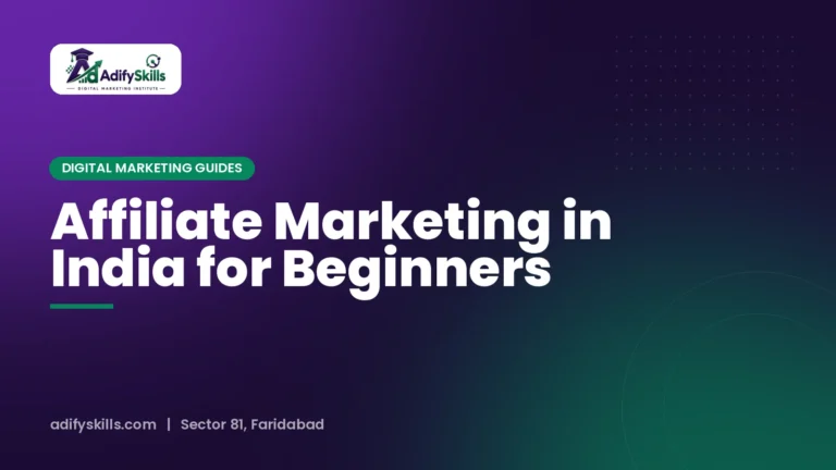 Affiliate Marketing in India for Beginners