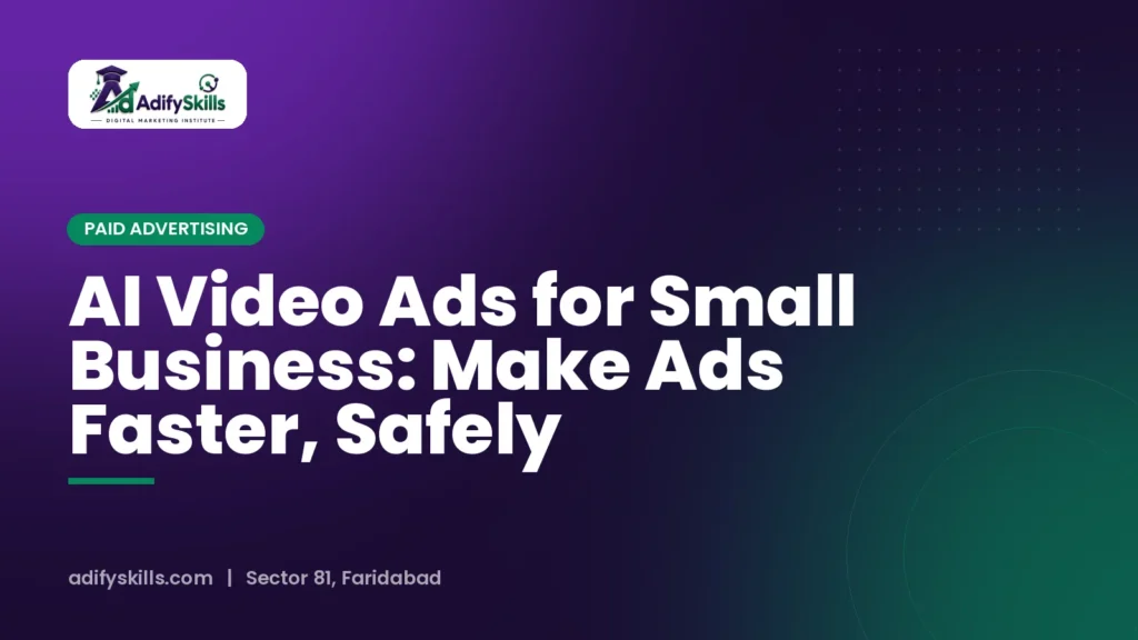 AI Video Ads for Small Business: Make Ads Faster, Safely
