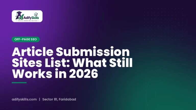 Article Submission Sites List: What Still Works in 2026