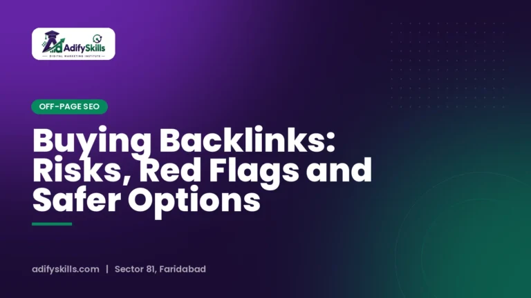 Buying Backlinks: Risks, Red Flags and Safer Options