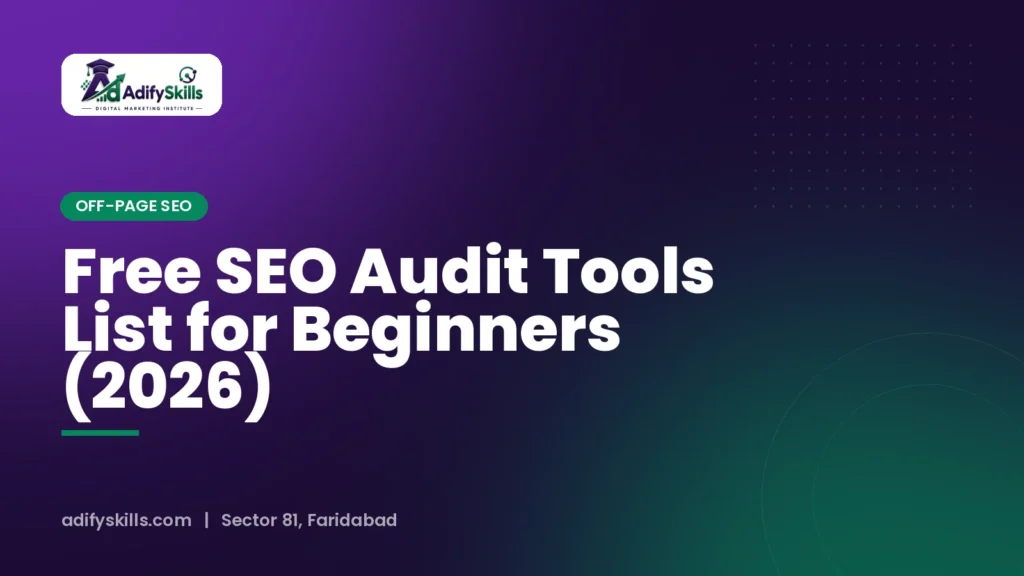 Free SEO Audit Tools List for Beginners (2026)