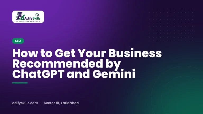 How to Get Your Business Recommended by ChatGPT and Gemini