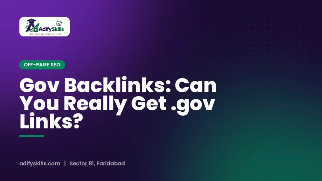 Gov Backlinks: Can You Really Get .gov Links?