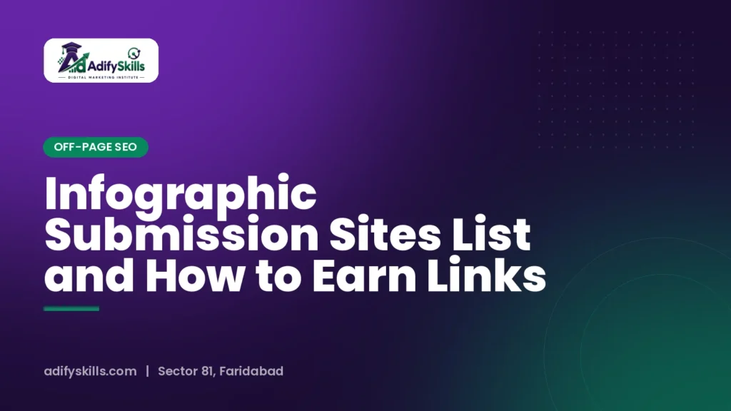 Infographic Submission Sites List and How to Earn Links