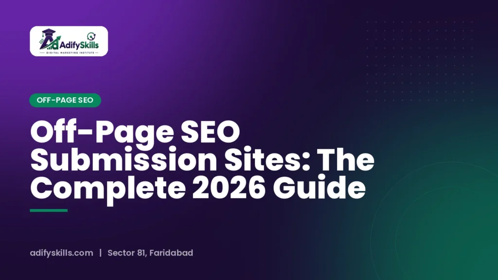 Off-Page SEO Submission Sites: The Complete 2026 Guide