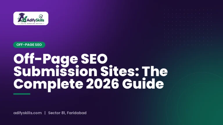Off-Page SEO Submission Sites: The Complete 2026 Guide