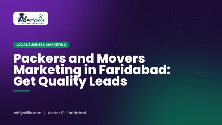 Packers and Movers Marketing in Faridabad: Get Quality Leads