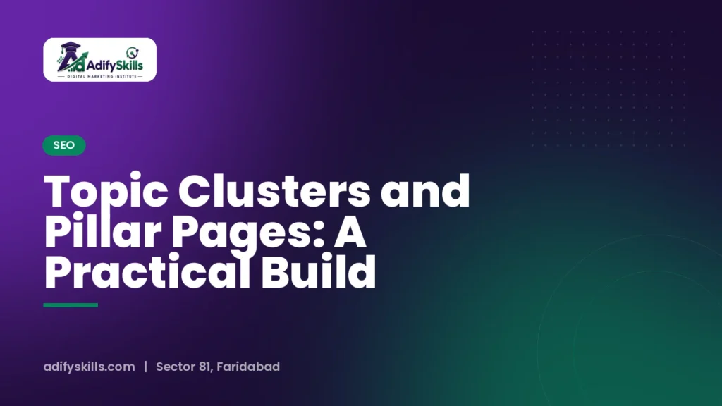 Topic Clusters and Pillar Pages: A Practical Build