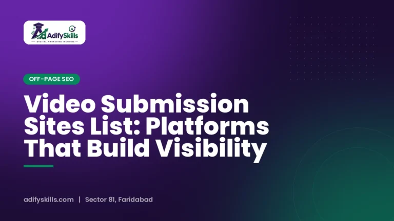 Video Submission Sites List: Platforms That Build Visibility