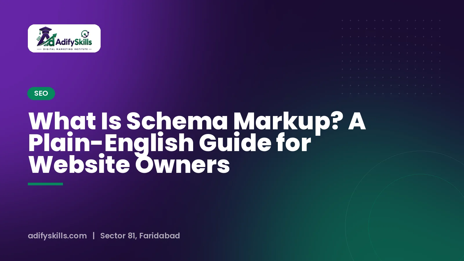 Diagram explaining what is schema markup and structured data